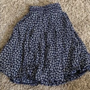 Brandy Melville Floral Skirt